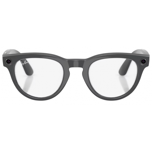 Умные очки Ray-Ban Meta* Headliner Gen 2 Shiny Asteroid Grey, Фотохромные линзы Clear to Emerald Transitions (RW4013), размер M
